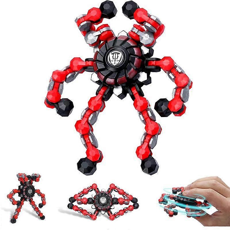 Transformable Spinner Toy,DIY Spin Top ,Spinner Creative Fingertip Mechanical Gyro