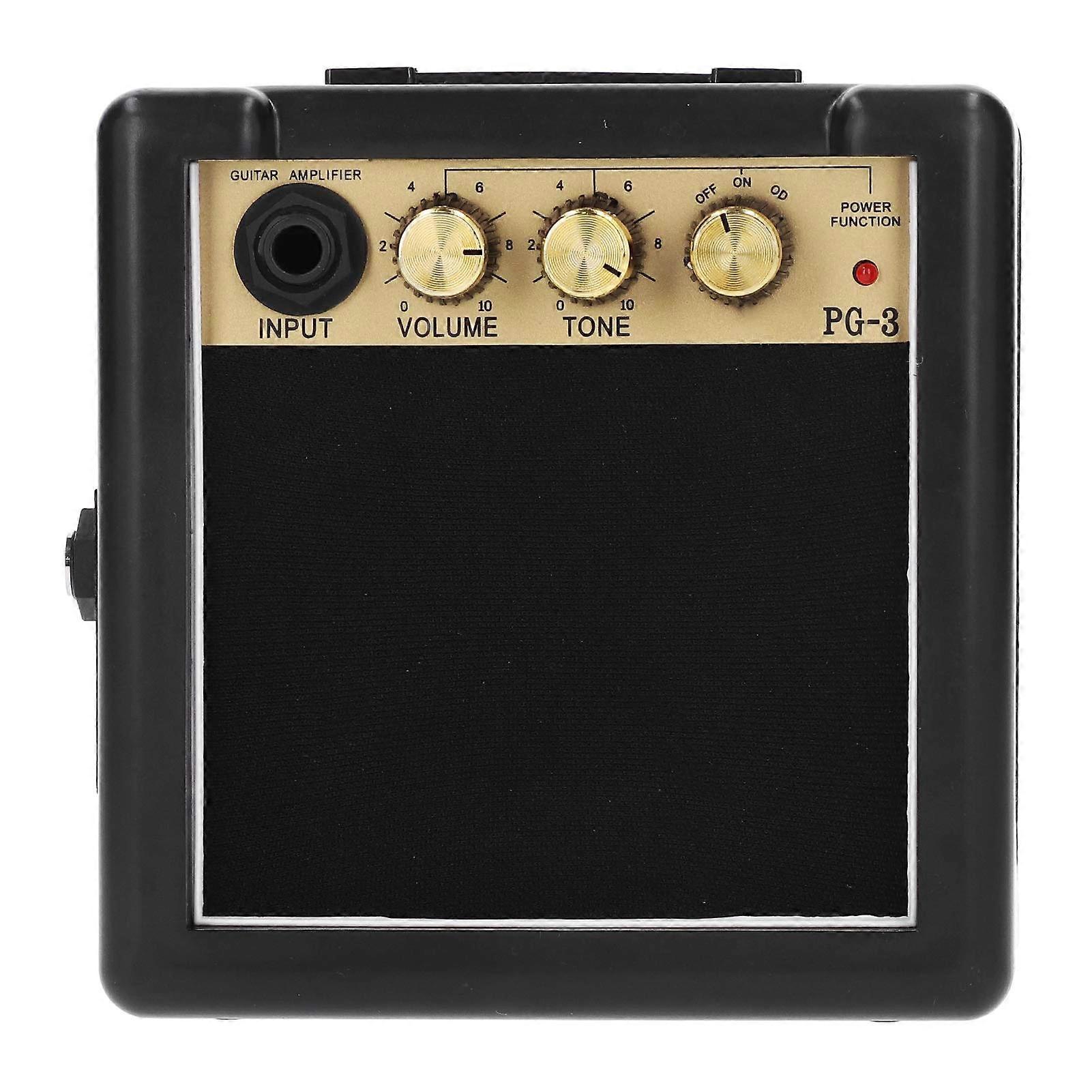 E-Gitarre Combo Verstärker, Multifunktions-Gitarrenlautsprecher Tragbarschwarz
