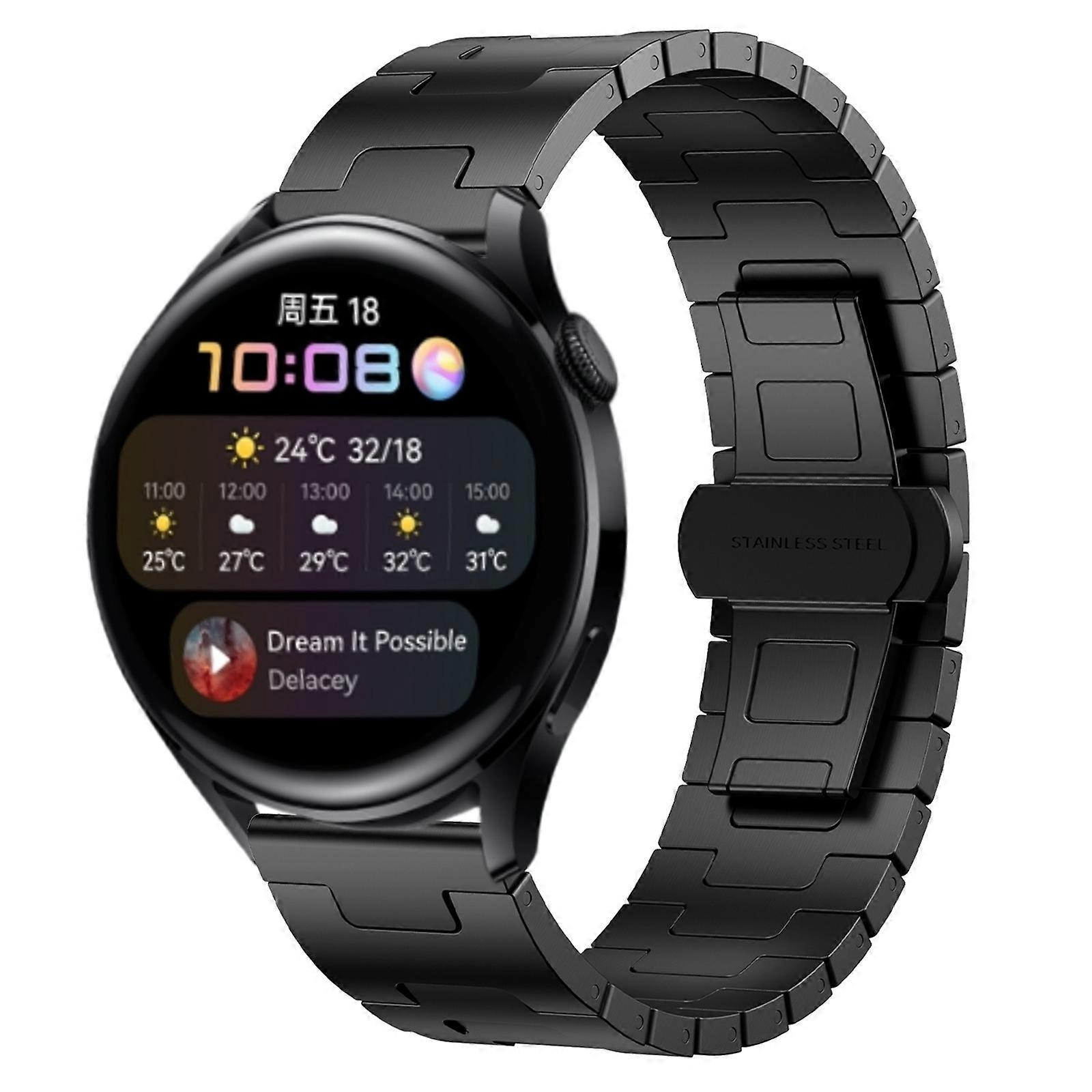 Kovové hodinky pásmo pro Huawei Watch 3