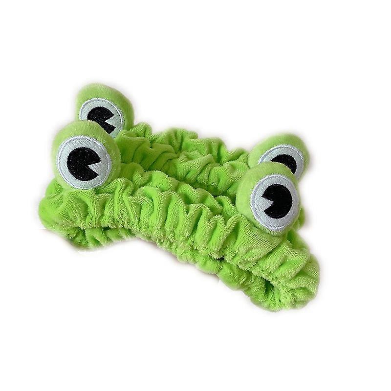 2個韓国のかわいい面白いカエル洗顔ヘアバンドヘッドバンド漫画かわいい女の子