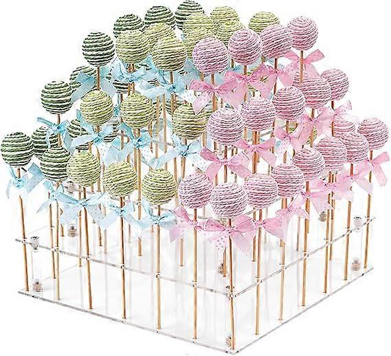16-hole lollipop holder display rack square lollipop display rack suitable for banquets and birthday parties