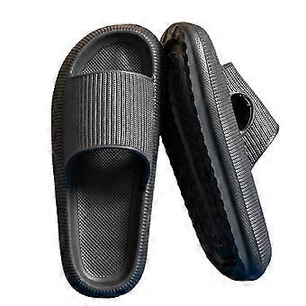 Zomer Glijbanen Slippers Platform Strand Sandalen Unisex Slippers Sneldrogen-34-35-zwart