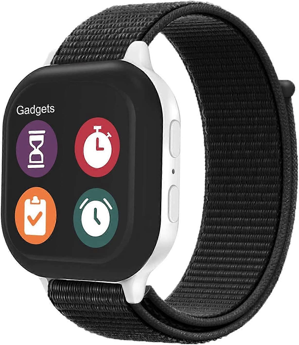 Kids Band Replacement Compatible for Gizmo Watch, Breathable Hook & Loop Nylon Watch Bands with Quick Release Pins, Compatible with Verizon Gizmo Watc