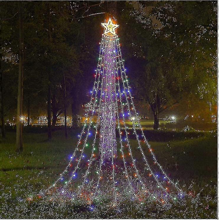 Udendørs julepynt 350 led stjernelys til juletræsfest have-MXBC