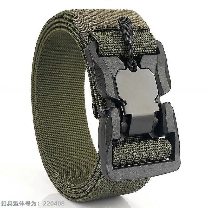 MEDYLA Tactical Belt Quick Release Buckle Elastic Belt Casual Nylon Tool Training Belt Men's Belt MN057