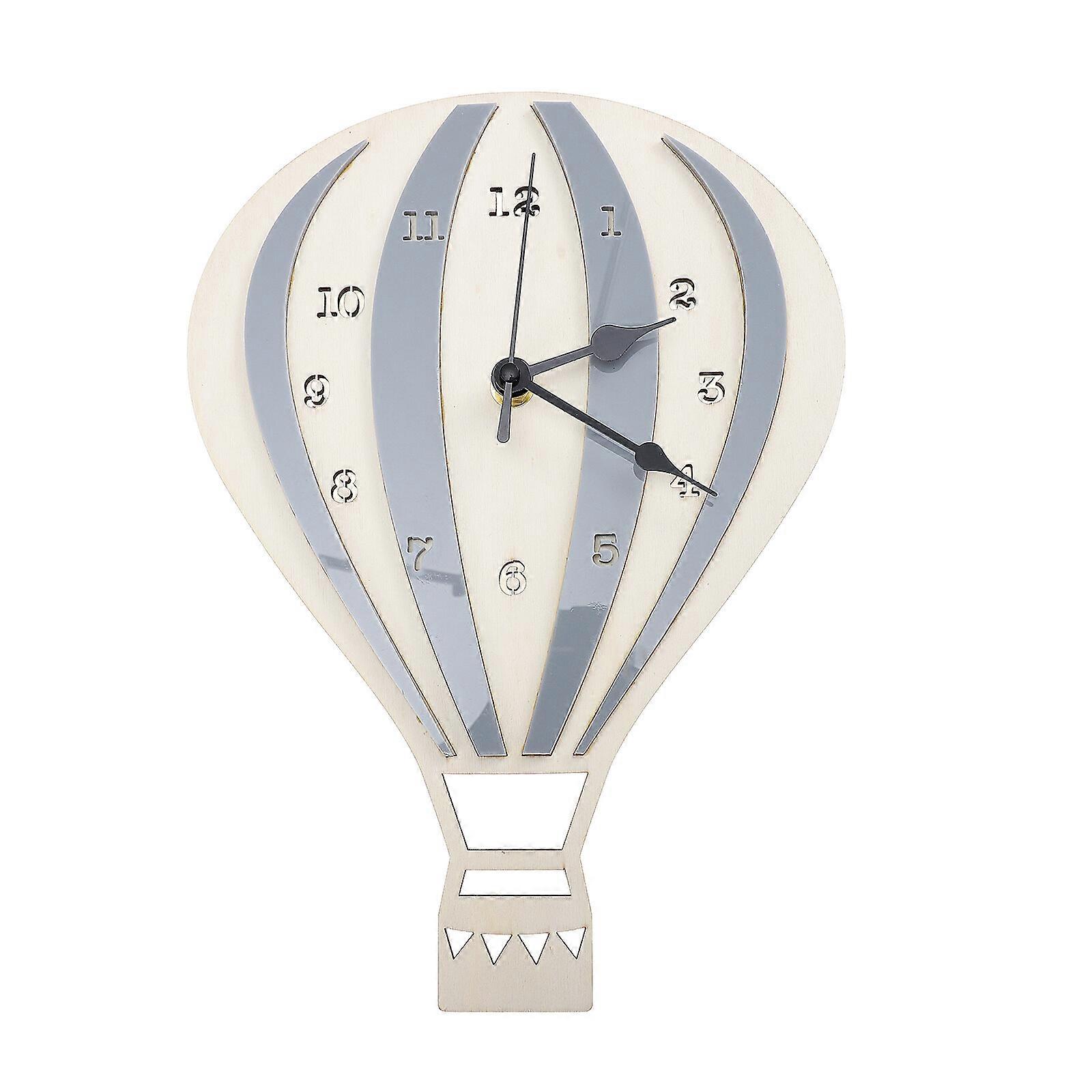 壁掛け時計キッズ熱気球壁掛け時計漫画吊り時計非時を刻む壁掛け時計壁Colokデカール漫画壁掛け時計
