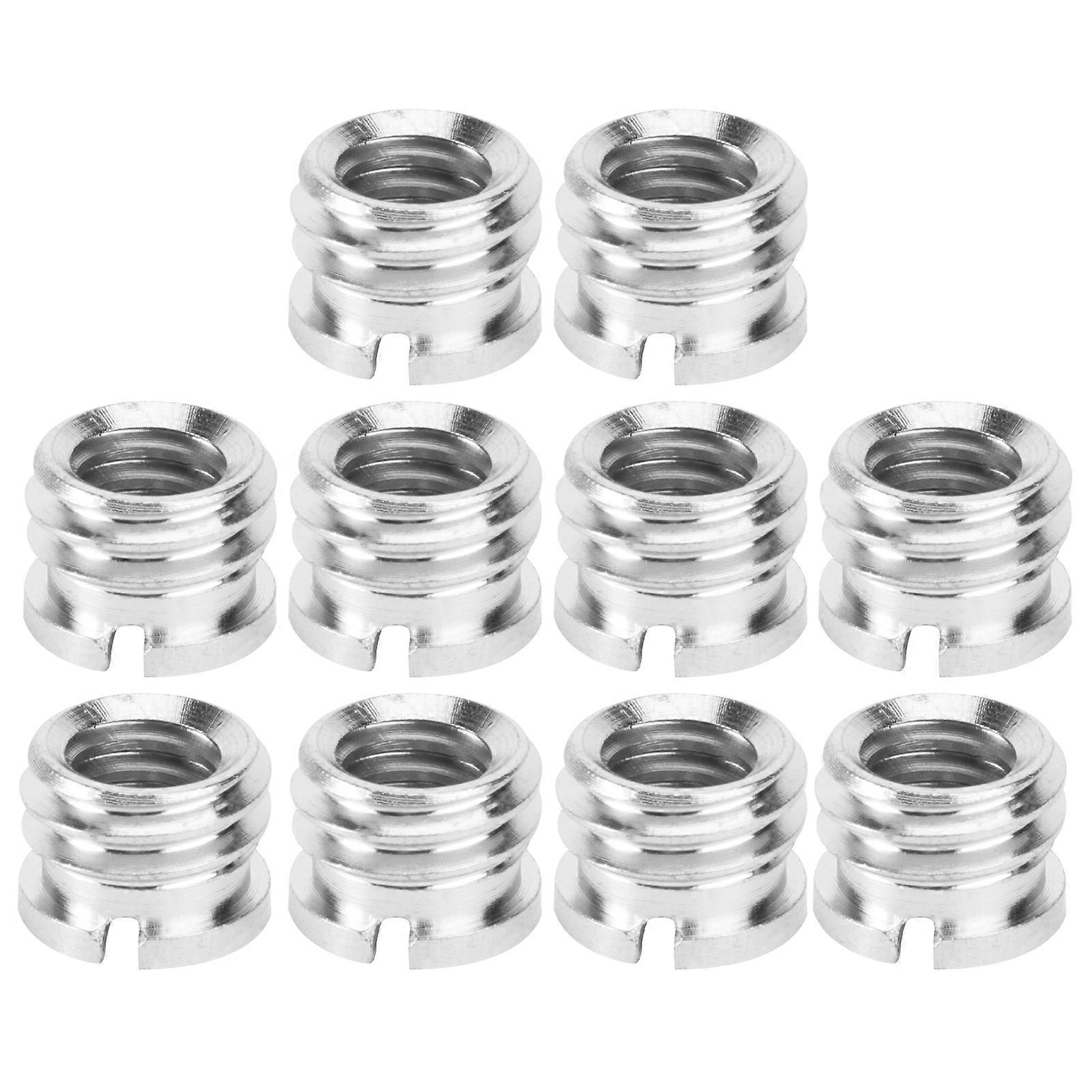 1/4 "إلى 3/8" محول موضوع ثلاثي القوائم للكاميرا تحويل محول برغي الجوز (10 قطع)