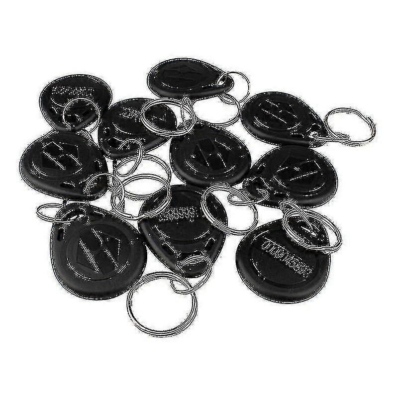 10x 125khz Rfid Smart Tag-black--