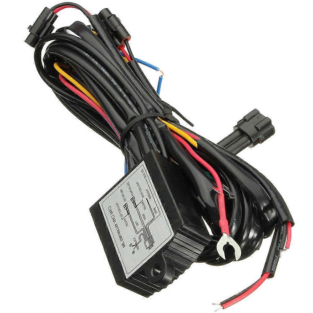 DRL Daytime Running Light Dimmer Dimming Relay Control Switch Harness On-Off