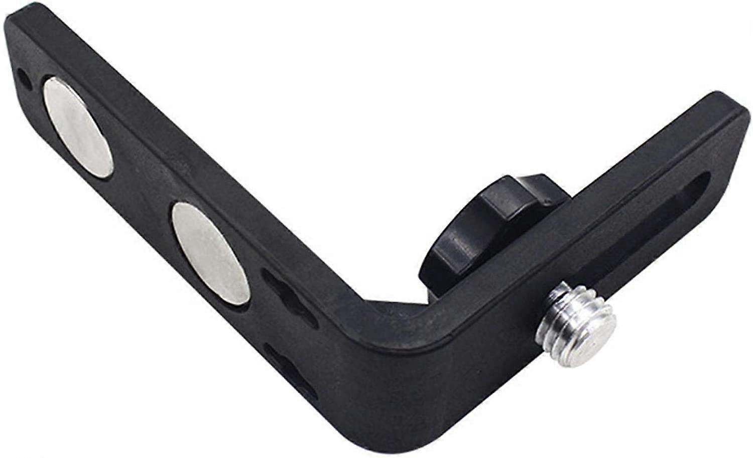 Supporto di livello - Supporto magnetico a forma di L di livello laser - Supporto di livellamento multifunzione a forma di L da 5/8 di pollice