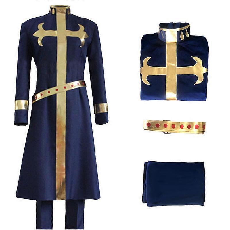CosDaddy Anmie JoJo's Bizarre Adventur Enrico Pucci Cosplay Kostüm Erwachsene Männer Hemd Hosen Anzug Halloween Karnevalskostüm