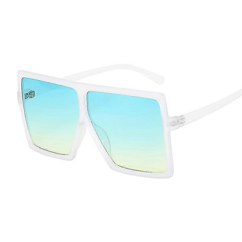 Oversized Shades Zonnebril Vrouw Zwart Fashion Square Big Frame Zonnebril Vrouwelijke Vintage Retro Bril Unisex Oculos Feminino