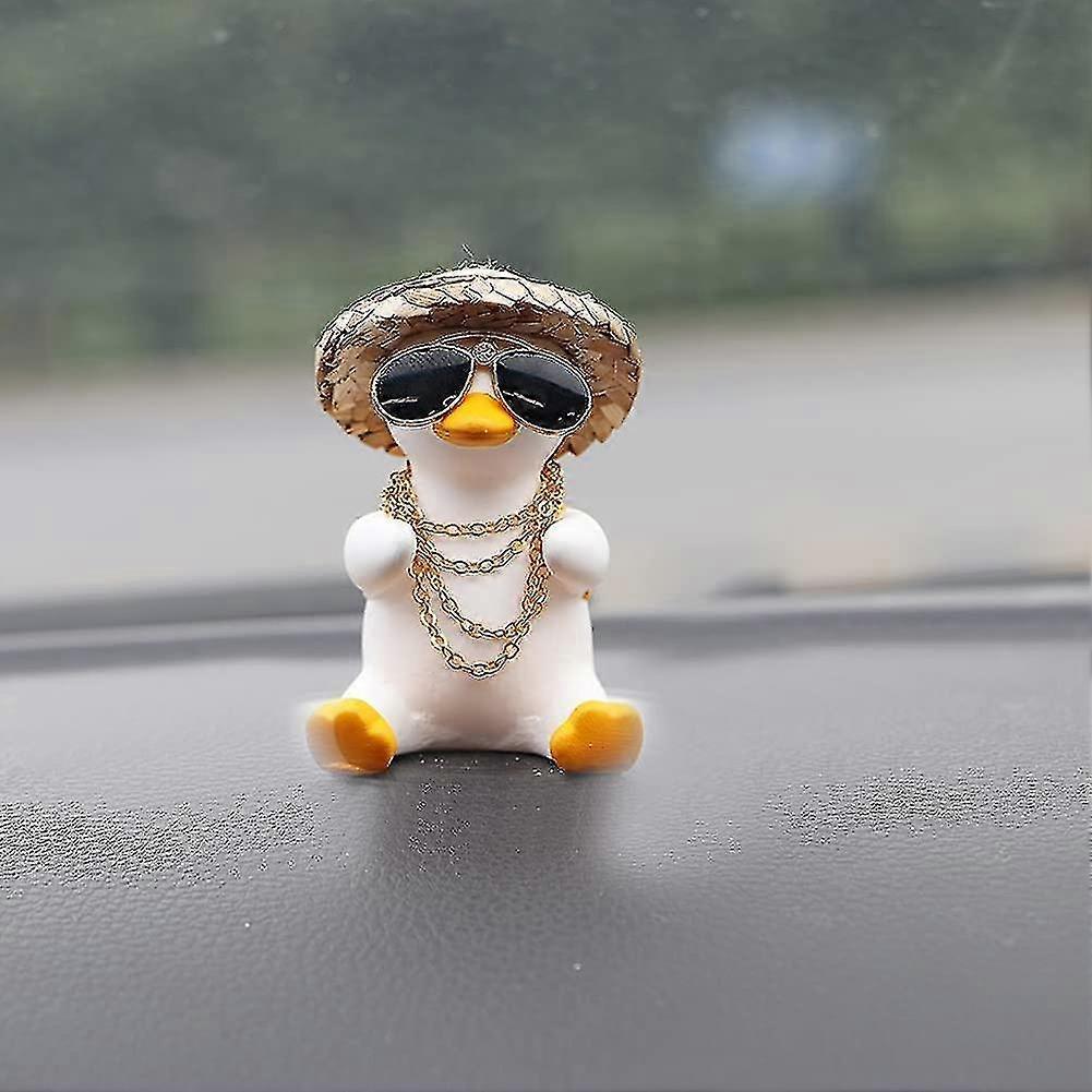 超かわいいスイングダック車の装飾アクセサリー、車のバックミラーペンダントバックミラー装飾レディースとメンズ車の装飾アクセサリーレア