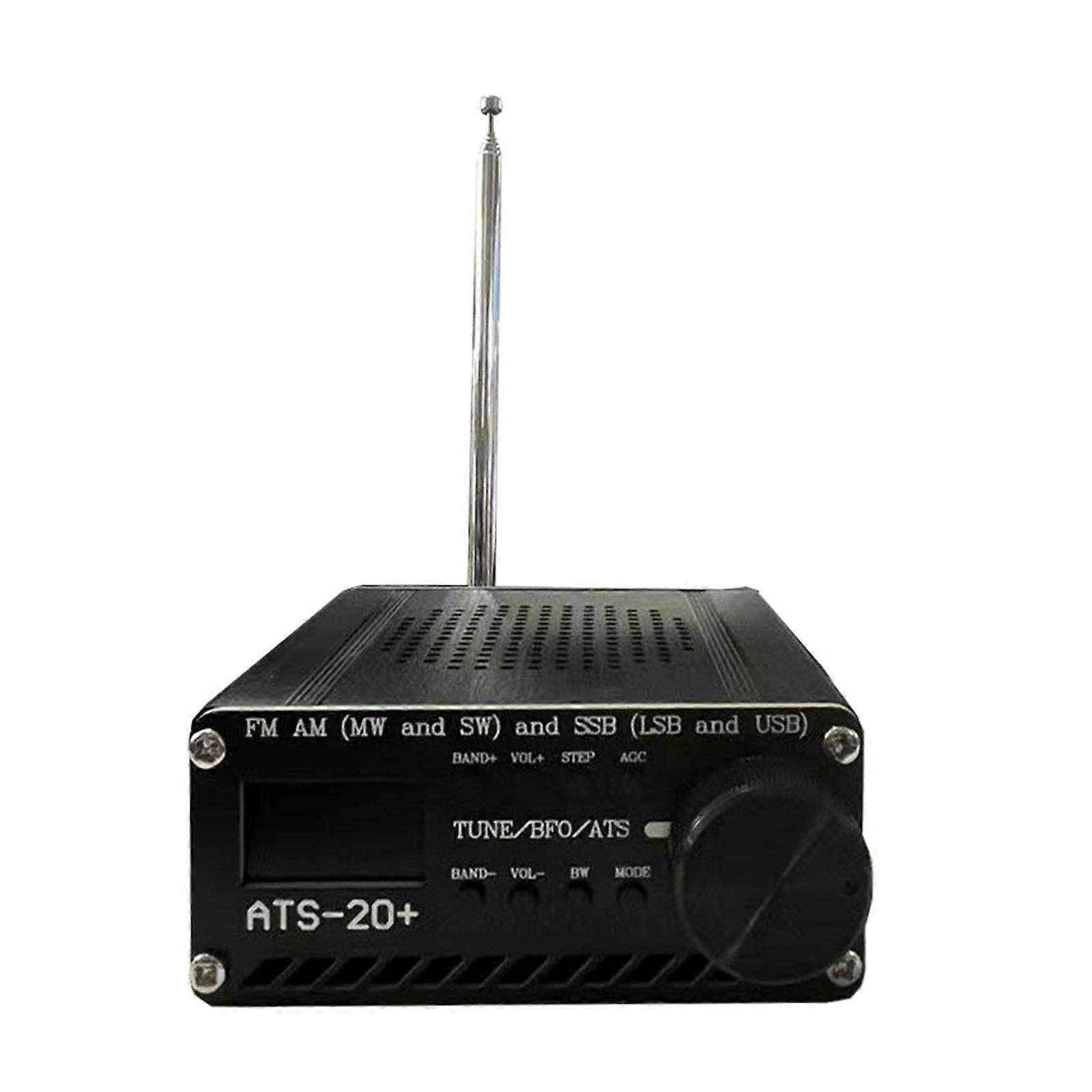 Receptor de áudio de potência de som atualizado 0,96 polegadas OLED recarga USB