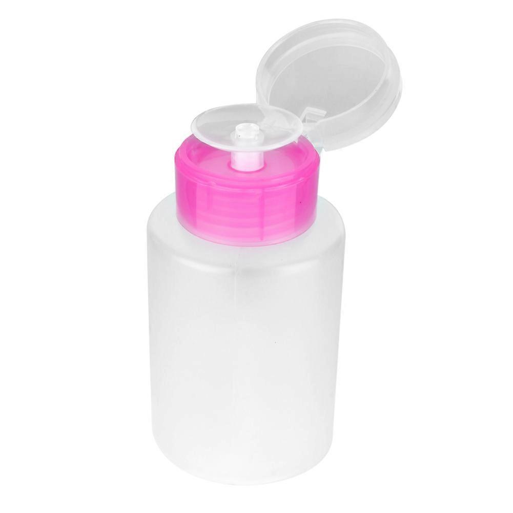60/150ml Empty Pump Dispenser Container Clean Nail Polish Remover Liquid Bottle