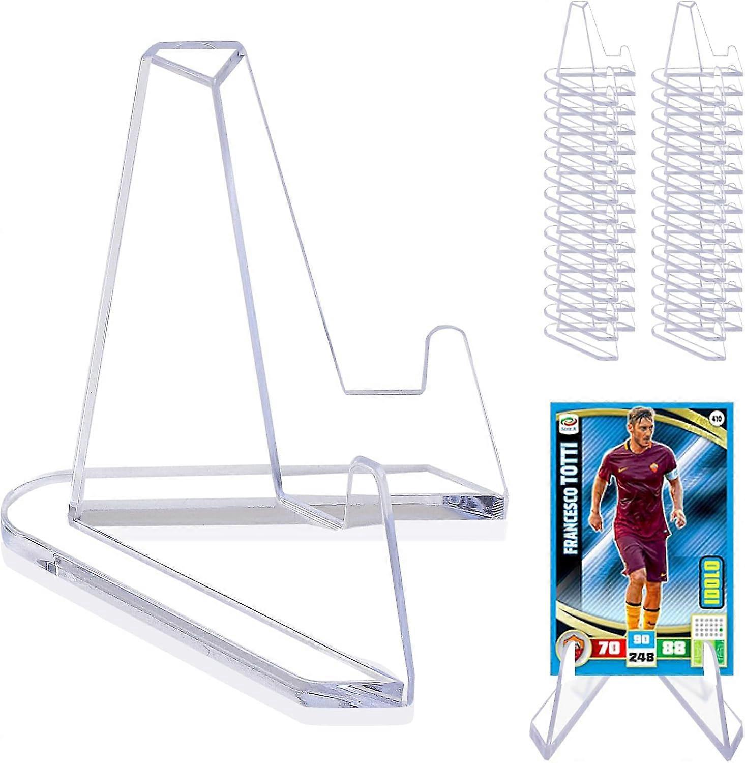 28Packs Card Display Stand, Card Stand, Card Stands for Sports Cards, Trading Card Stand, Acrylic Material, 2.1 Inch Tall