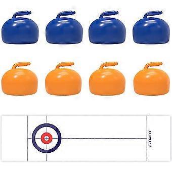 9stk Mini Ishockey Curling Og Shuffleboard Spil Voksen & Børn Familie Bordplade Sjovt Interaktivt Puckspil