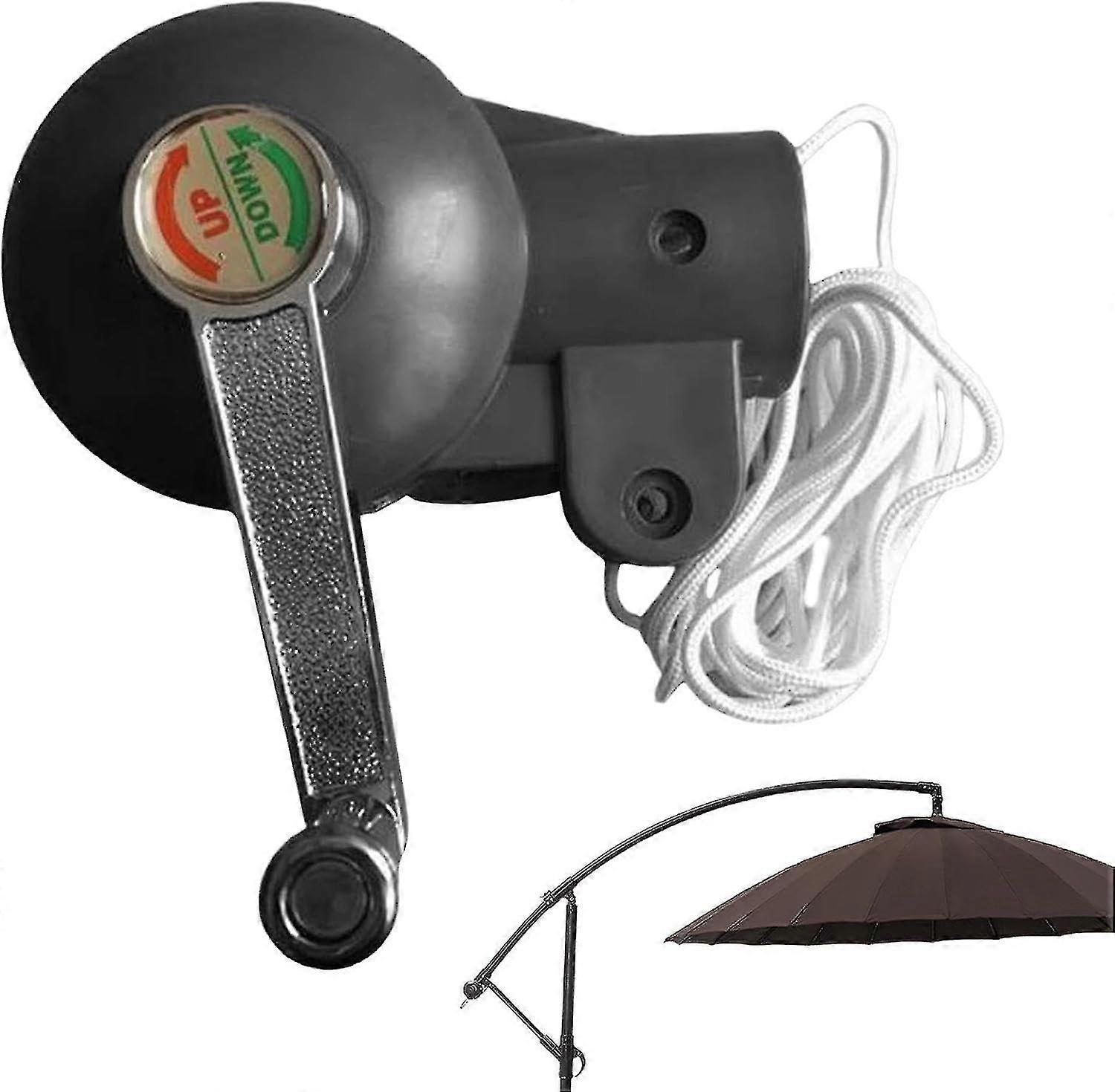 Outdoor Umbrella Crank Handle - Rust-Resistant Antirust Steel | Sunshade Control compatible with Out