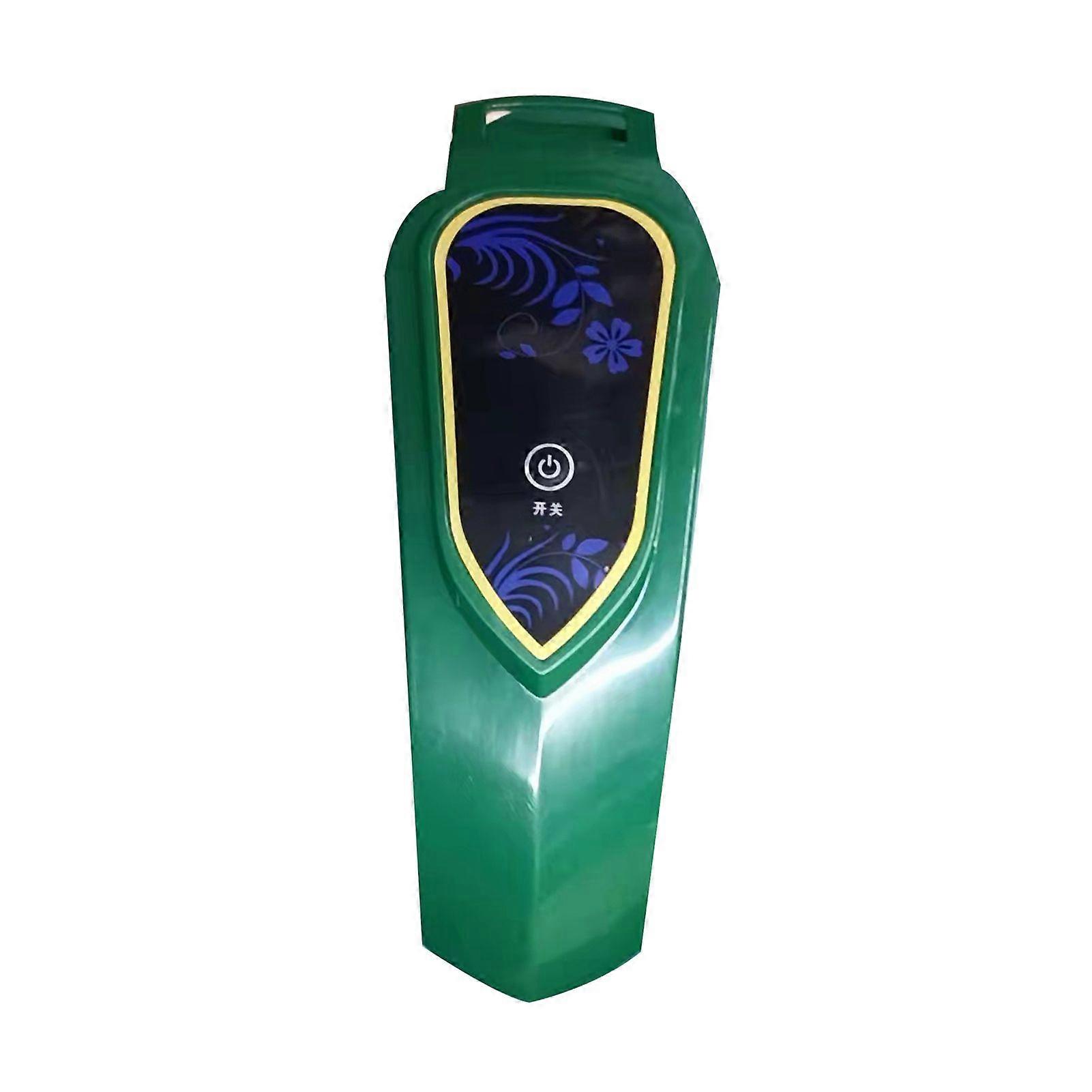 V Face Machine Double Chin Reducer Micro Vibration High Frequency Tighten Contour Electric V Line Up Lift Belt Emerald Green 3 Levels