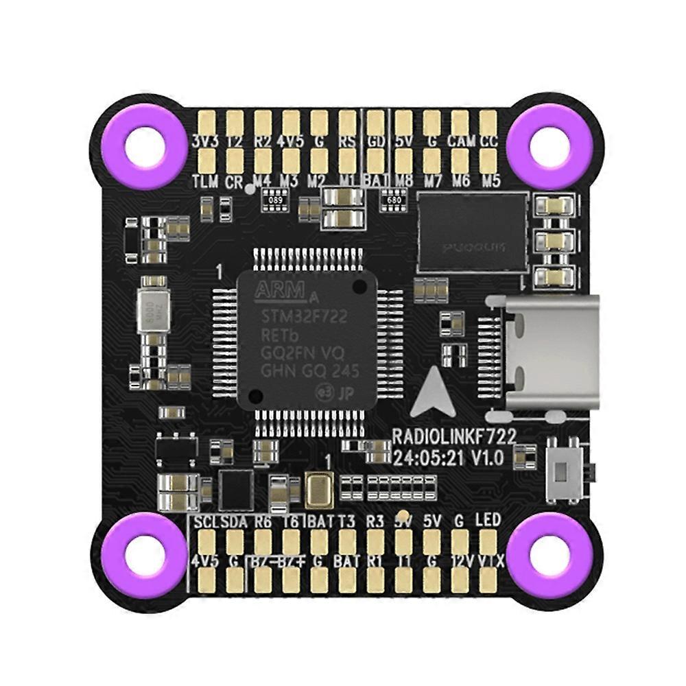 Radiolink F722 F7 2-8 Axis Multi-rotor Aircraft Flight Controller with DJI 6 Pin Port for FPV Racing