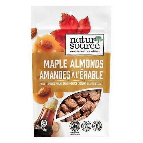 NaturSource Almonds Maple Praline, 150 Grams (Case Of 8)