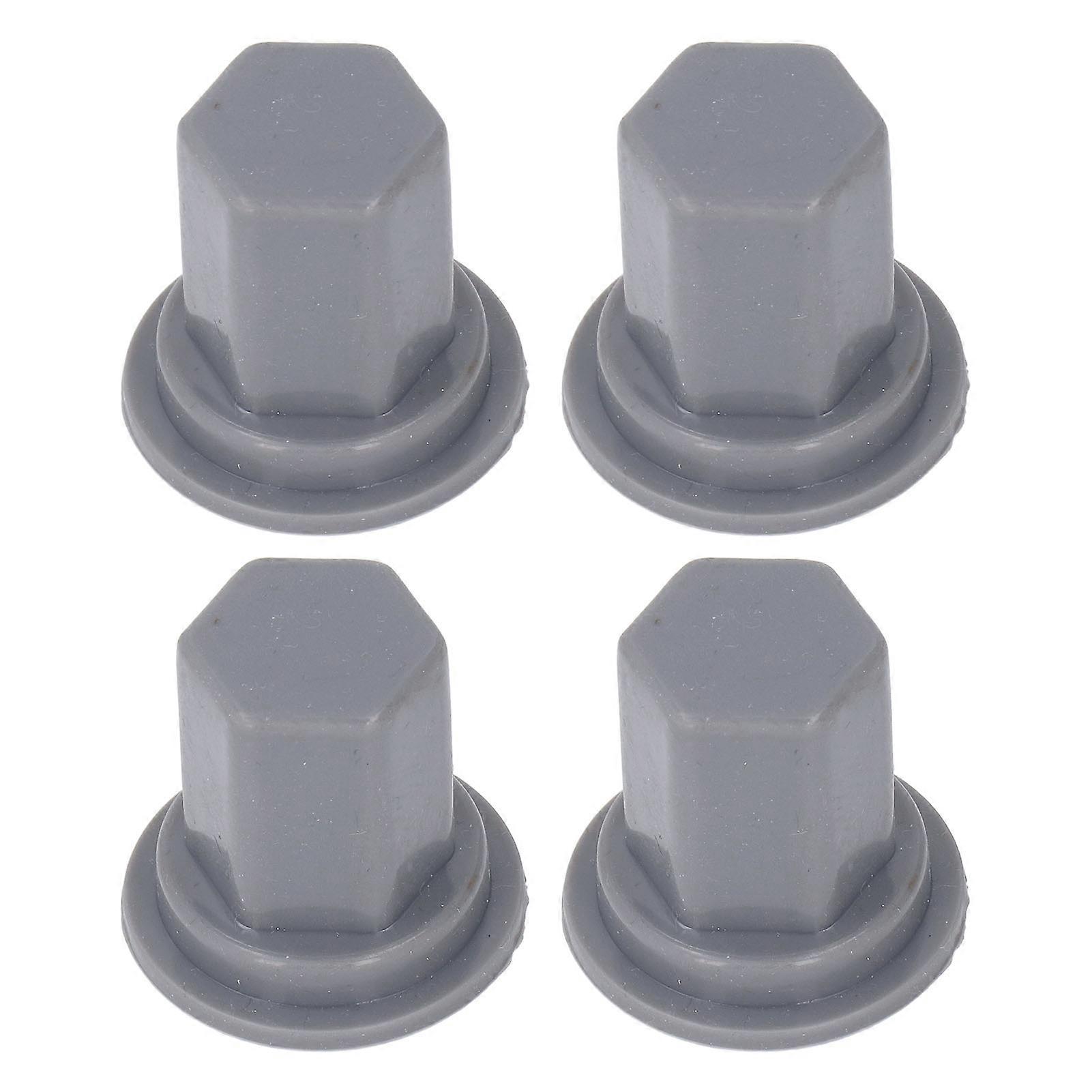 50PCS Silicone Hex Screw Covers M16 40mm Waterproof Dustproof