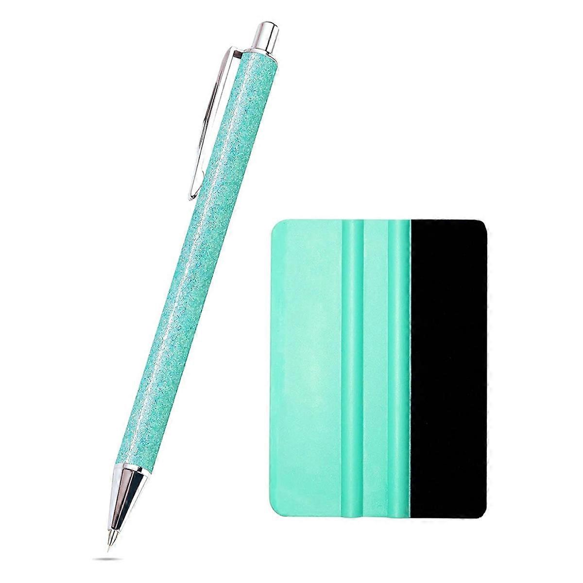 Weeding Pen Tool Set, Essential Adhesive Vinyl Kits, Precision Pin Pen Tools for Air Silhouette Accessories, Turquoise A
