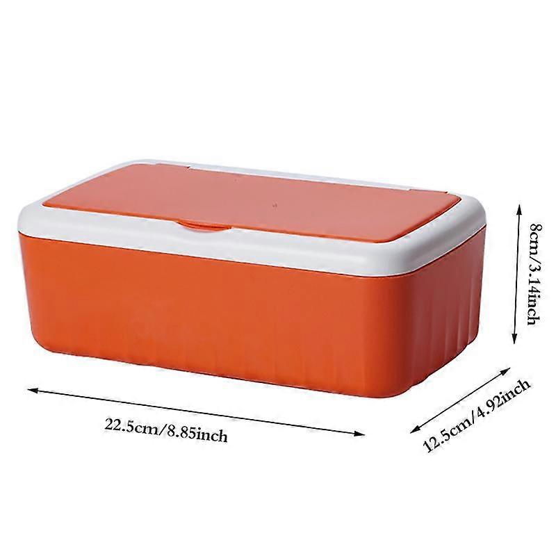 Desktop Tissue Box Holder Dustproof Wet Wipes Dispenser Holder Tissue Container
