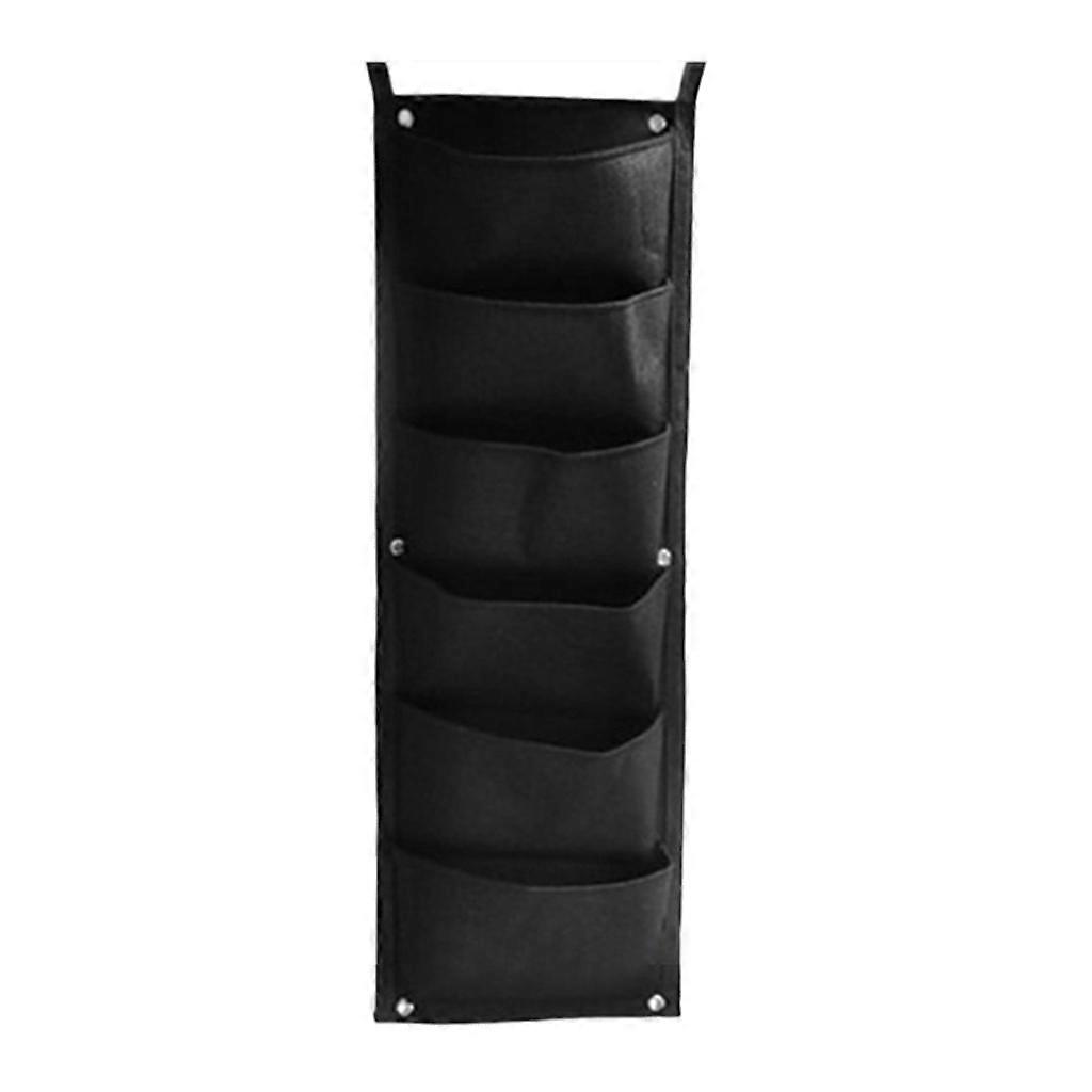 زارع حديقة معلق عمودي مع 6 جيوب مقاوم للماء على الحائط جبل زهرة وعاء تنمو حقيبة حاوية داخلي للاستخدام في الهواء الطلق 6