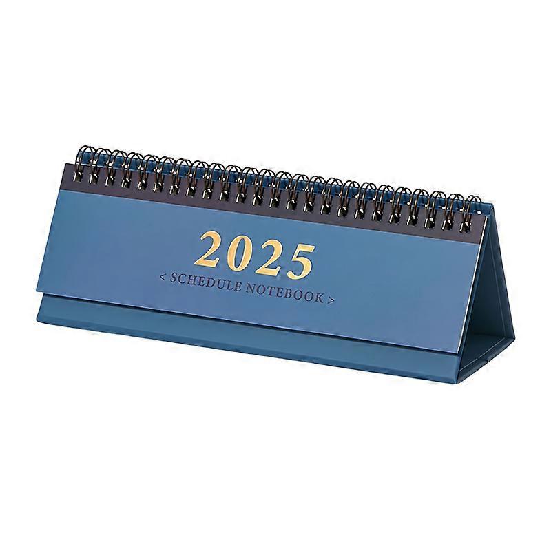 2025 Horizontal Small Desk Calendar, Daily Planner for Office and School, Compact Size, Easy to Use