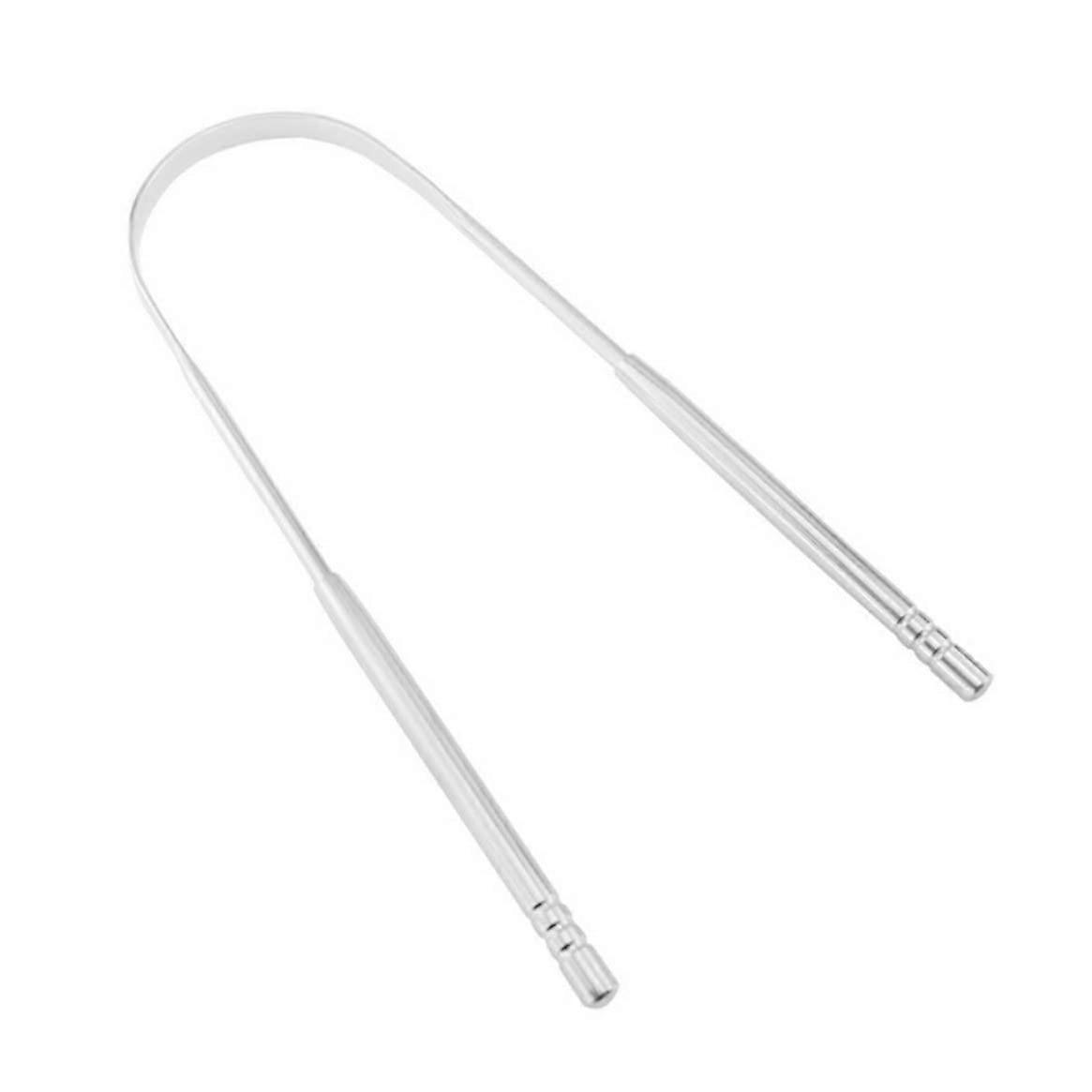 Stainless Steel Tongue Scraper for Oral Hygiene - Durable, Ergonomic Design, Easy to Clean, Ideal for Fresh Breath