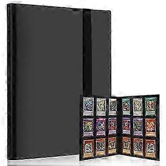 Trading Cards Album - Card Binder Album 360 Pockets with Elastic Strap, Game Card Storage Folder 20 Pages 9 Pocket