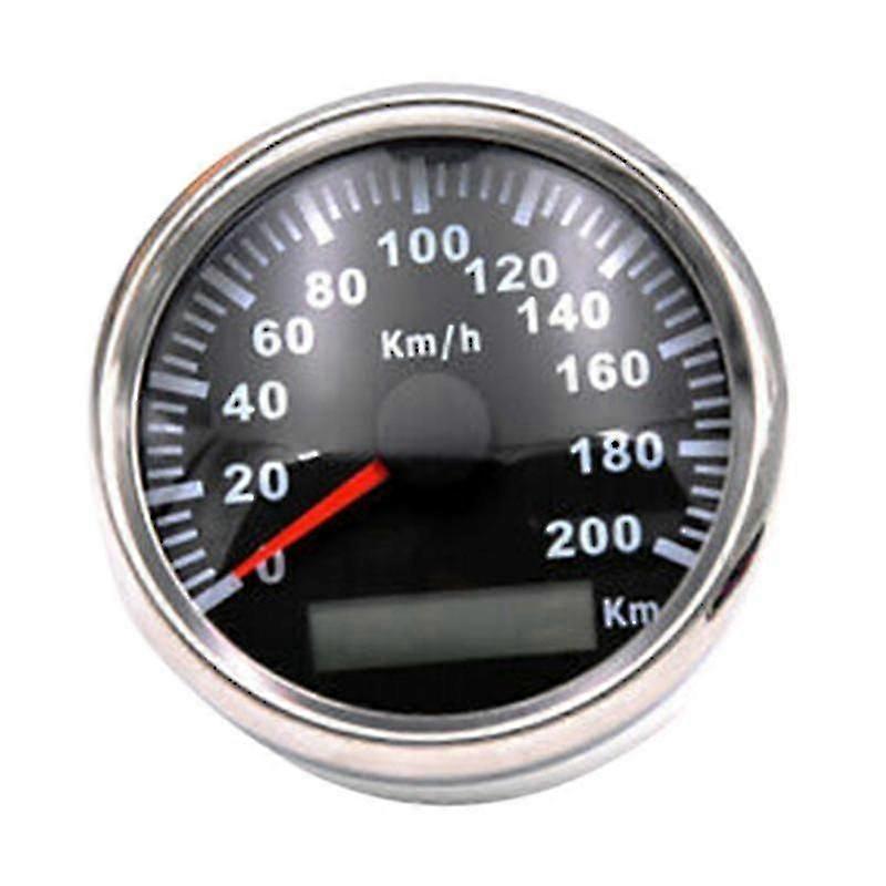 85mm 200km/h Gps Speedometer 9-32v With Red Backlight Odometer Suitable For All Kinds Of Cars
