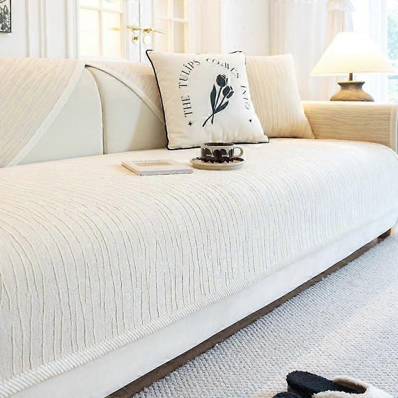 Luxury Sney Sofa Caps, non-slip striped shouting sofa covers, all seasons generic protector
