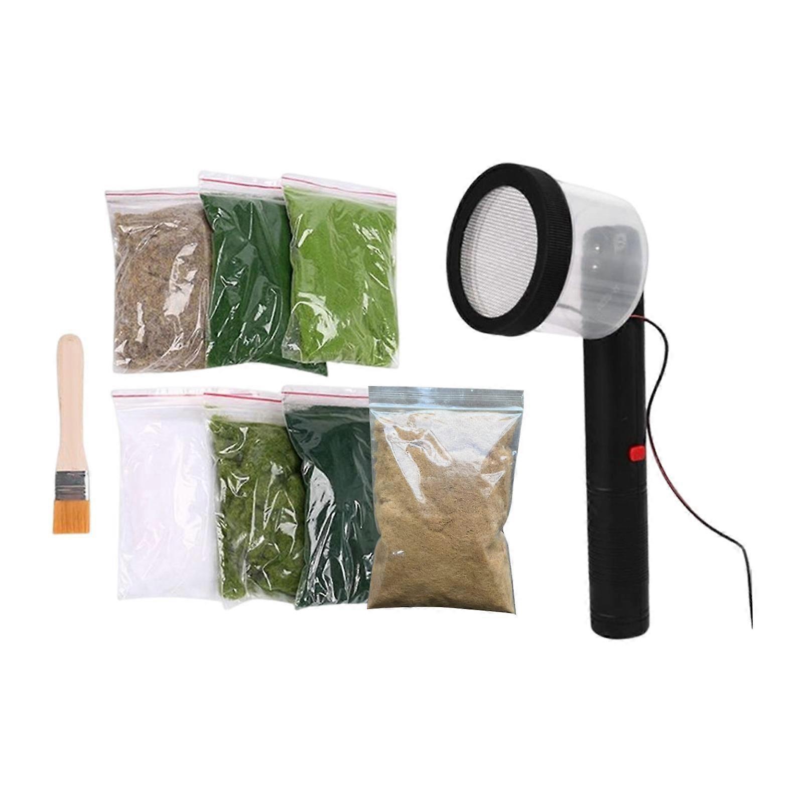 Static Grass Flocking Applicator for Architectural Model Layout Landscaping