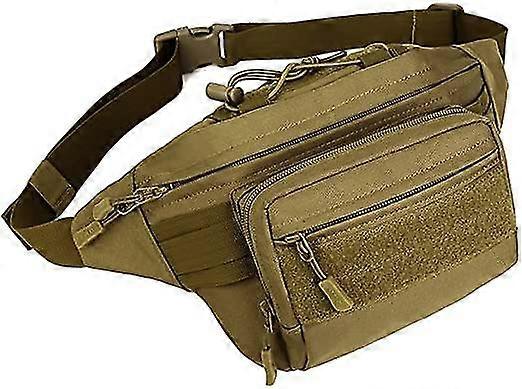Fanny pack, Tactical design, Multiple zipper - compartments, Adjustable strap, Durable material for outdoor activities