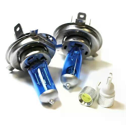 Toyota Aygo MK1 55w Super White Xenon HID High/Low/Slux LED Side Light Bulbs Set