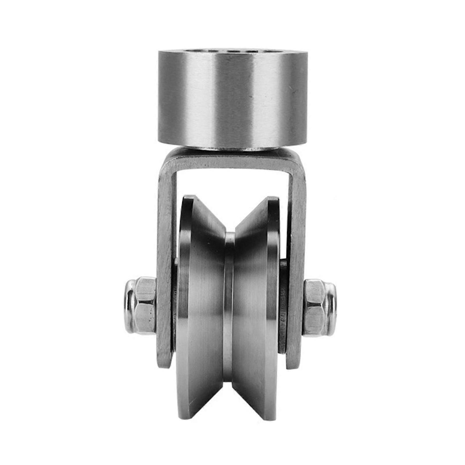 Heavy Swivel Pulleys Tractions Wheel Smooth Roller Rusts-resistant Pulley Block Roller V Type/H Type Optional