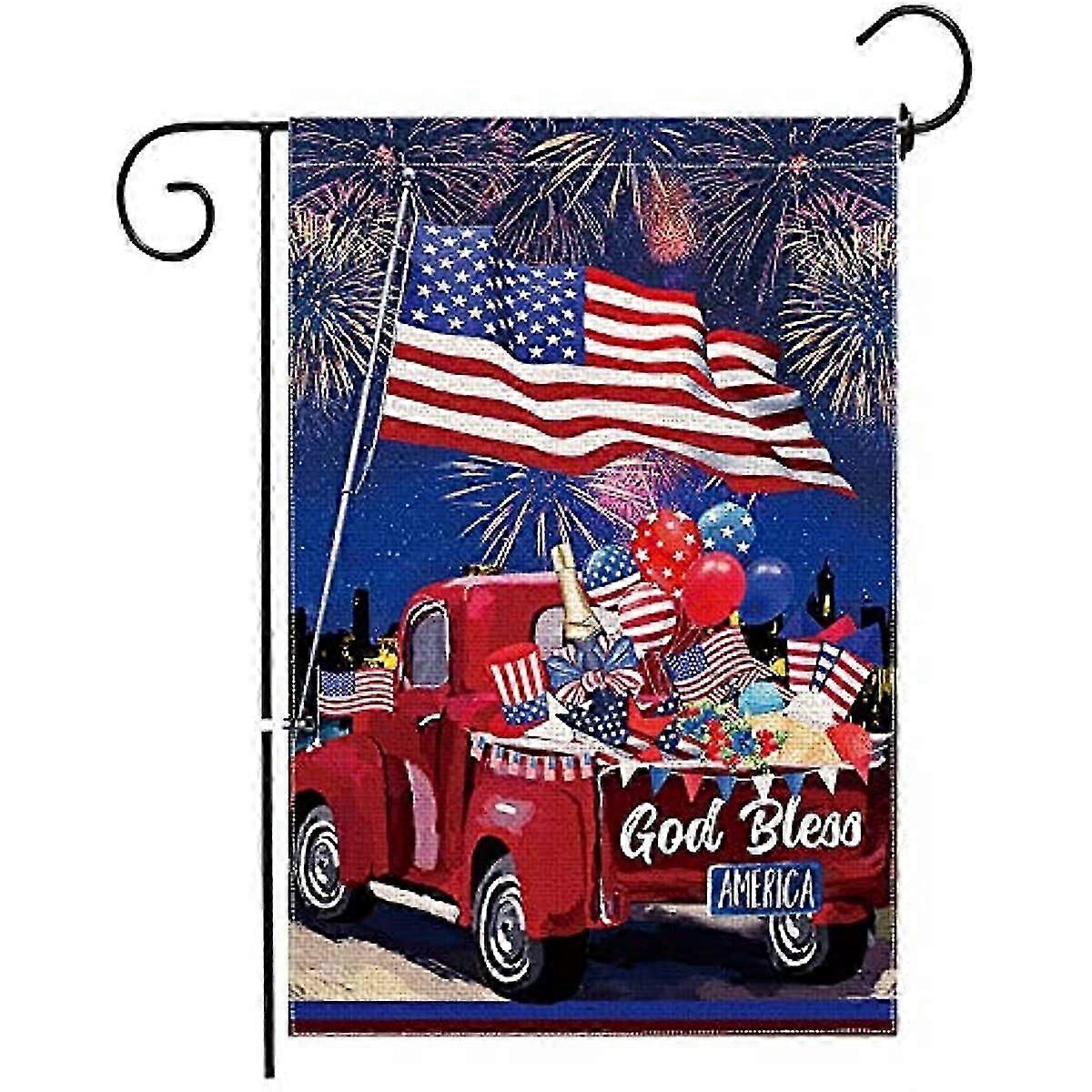 hello Summer Cotton Gardern Flag