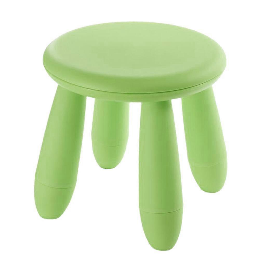 Banco Infantil de Plástico para Crianças com Assento Redondo de 12 Polegadas