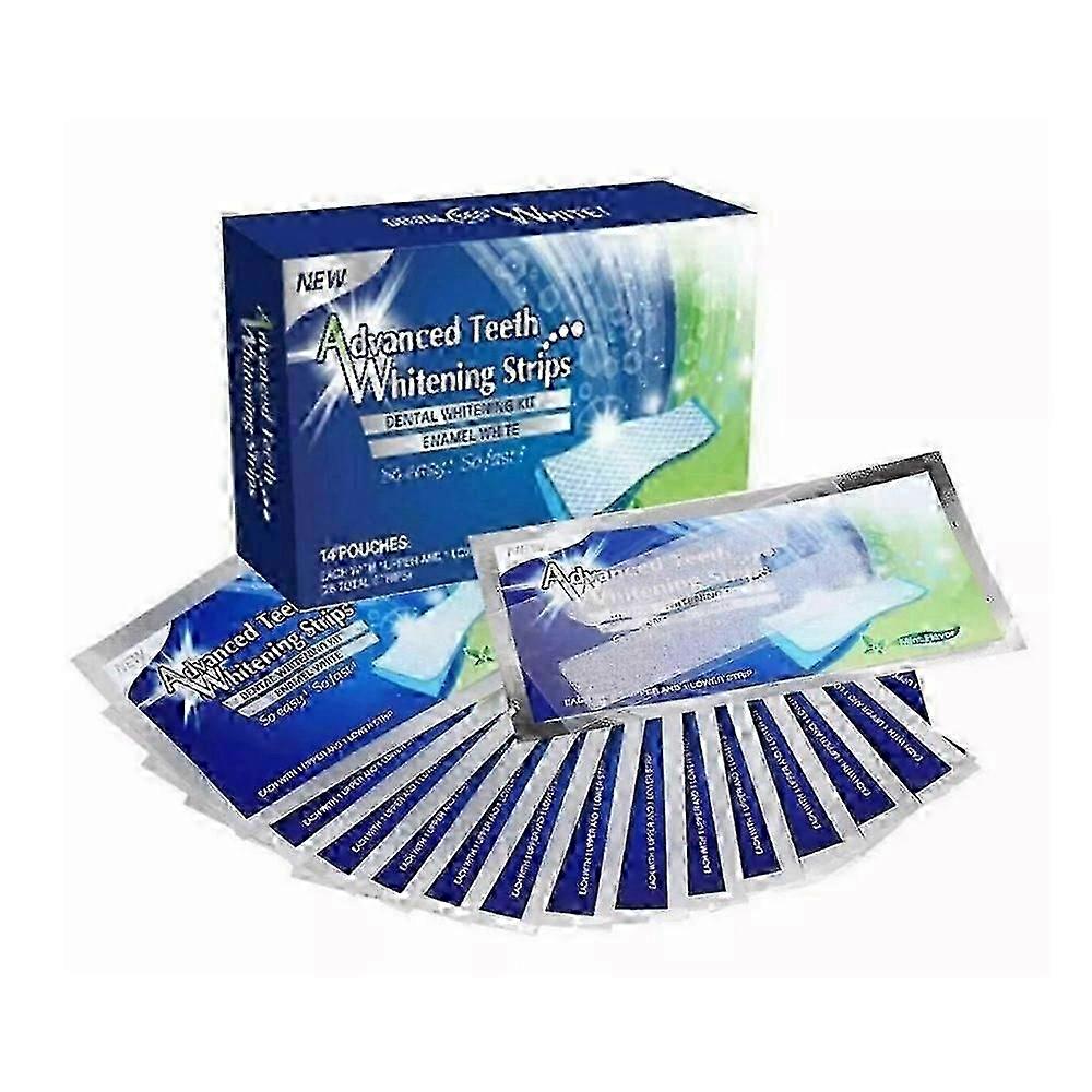 con 84pcs Professional Advanced Teeth Whitening Strips Home Tooth Bleaching