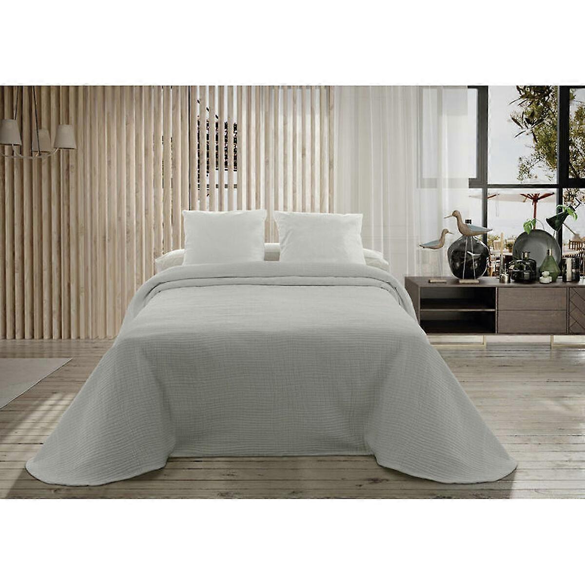 Quilt Hosteline PALMA Pearl Grey Double Mattress
