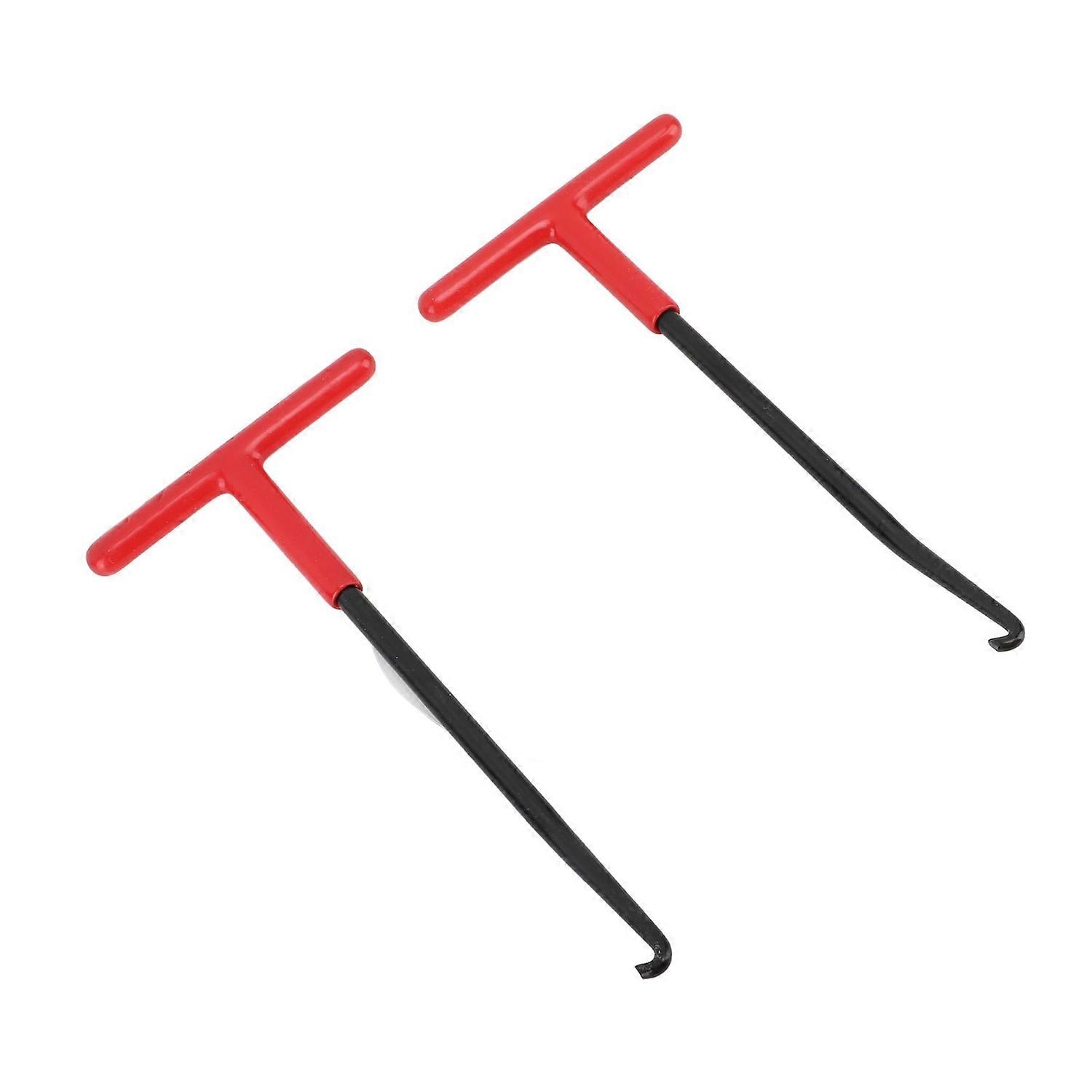 1 Pair Motorcycle T Handle Exhaust Spring Hook Comfortable Grip Lightweight Spring Puller Removal To