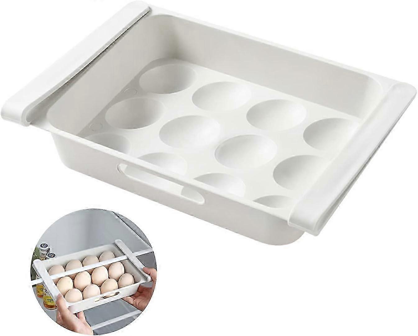 Refrigerator Storage Box Space Saving Refrigerator Storage Box Adjustable Drawer Refrigerator Storag