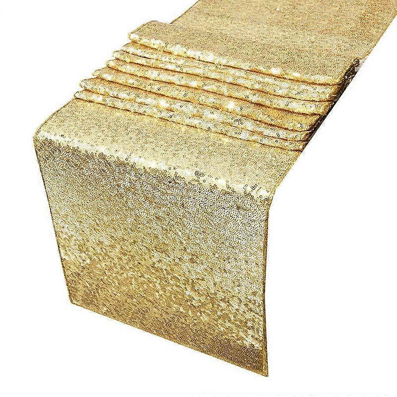 Sequin Table 30x300cm Shiny Exquisite Decorative 3mm Sequins Table Runner for Parties Banquets