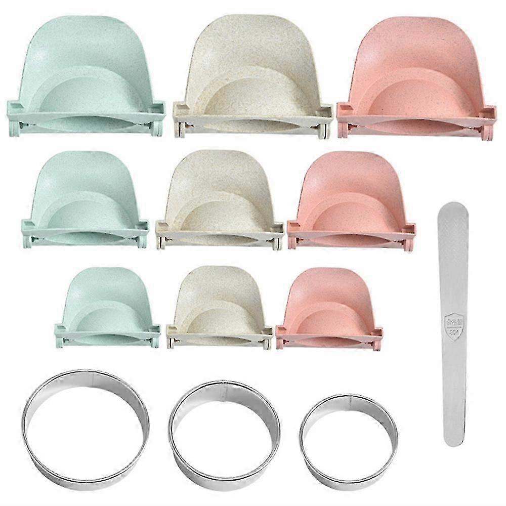 Diy Knödel Maker Weizen Stroh Knödel Form Knödel Wrapper Gadget Knödel Clips Gebäck Backformen KüchenzubehörLPink