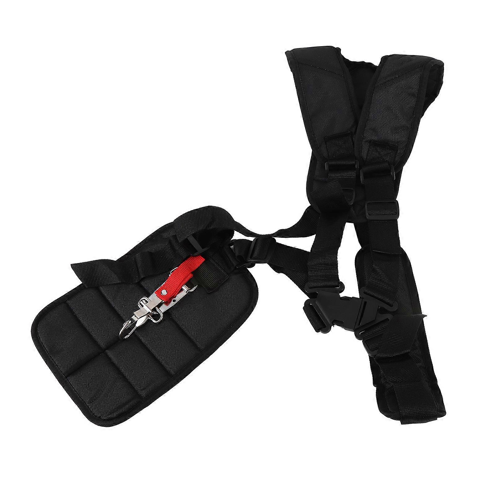 Lawn Trimmer Strap Double Shoulder Adjustable Nylon Sponge 345g