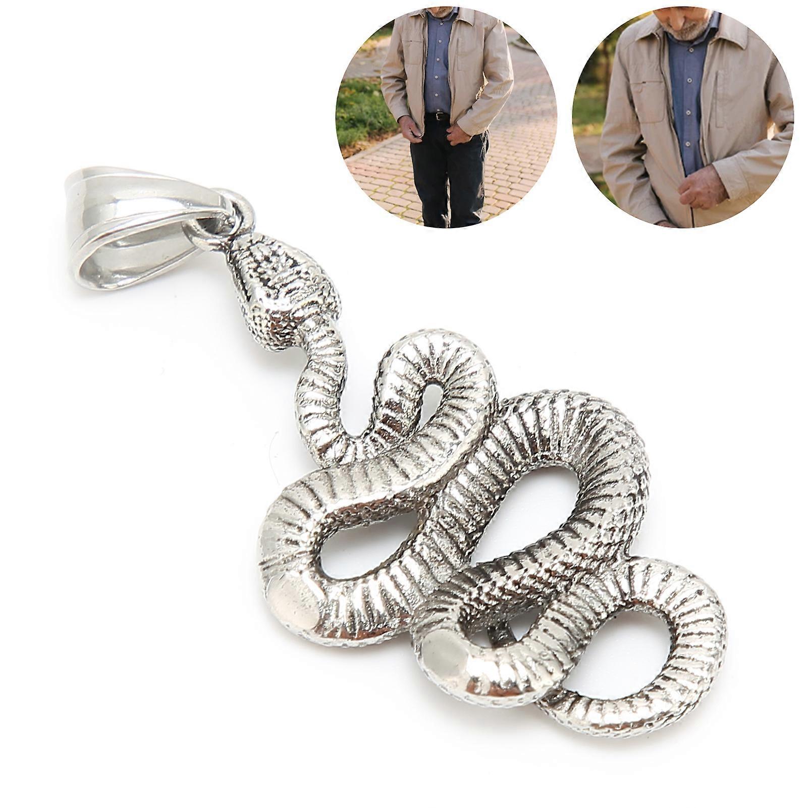 Titanium Steel S-Shaped Replacement Zipper Pull Tag Silver Black