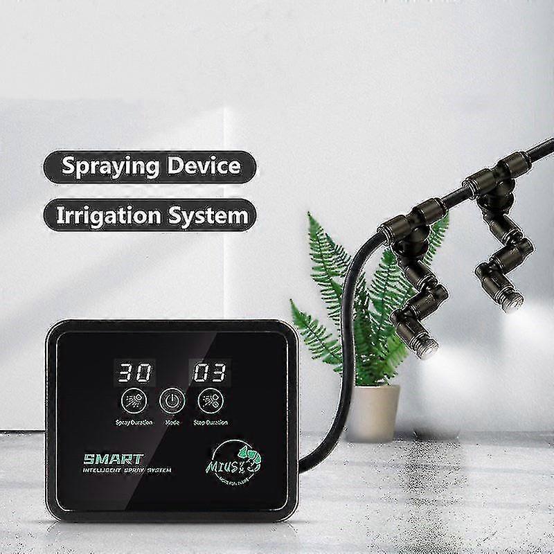 Reptile Terrarium Tåke Luftfukter Timer Tåke Spray Kit