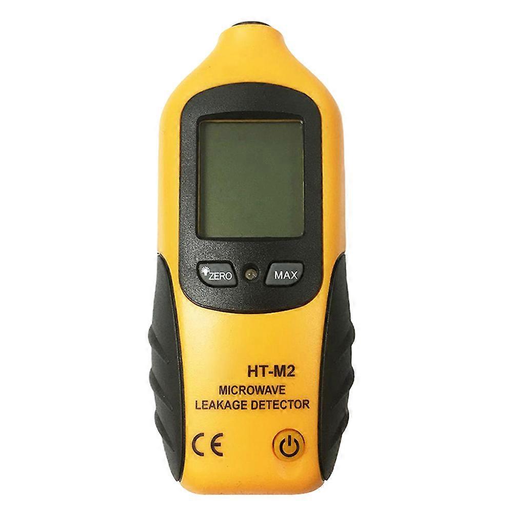 Rilevatore di perdite a microonde LCD digitale con retroilluminazione 2450MHz Tester di perdite portatile a microonde ad alta precisione Avviso di allarme Non è necessario